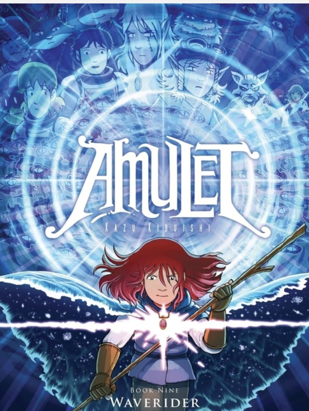 Amulet Book Nine: Waverider - Red & Blue Home Art Print
